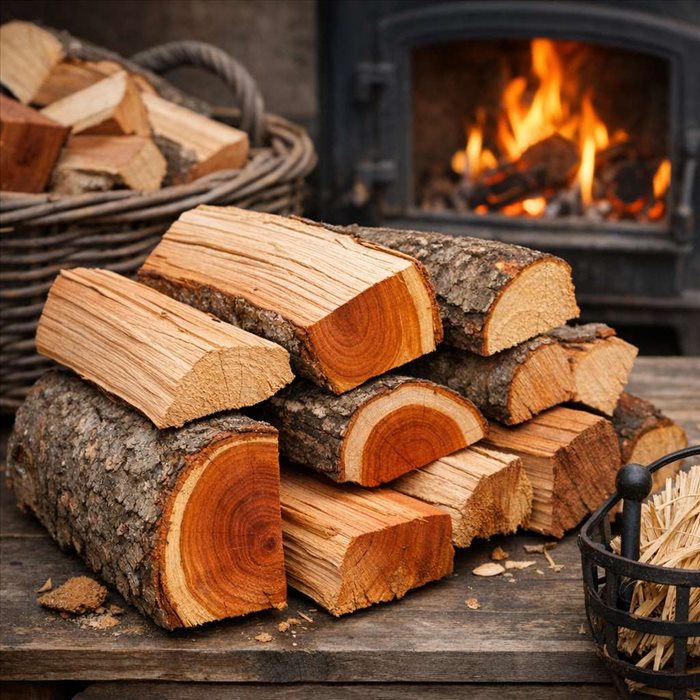 Bois de chauffage en cerisier : atouts, rendement et usages