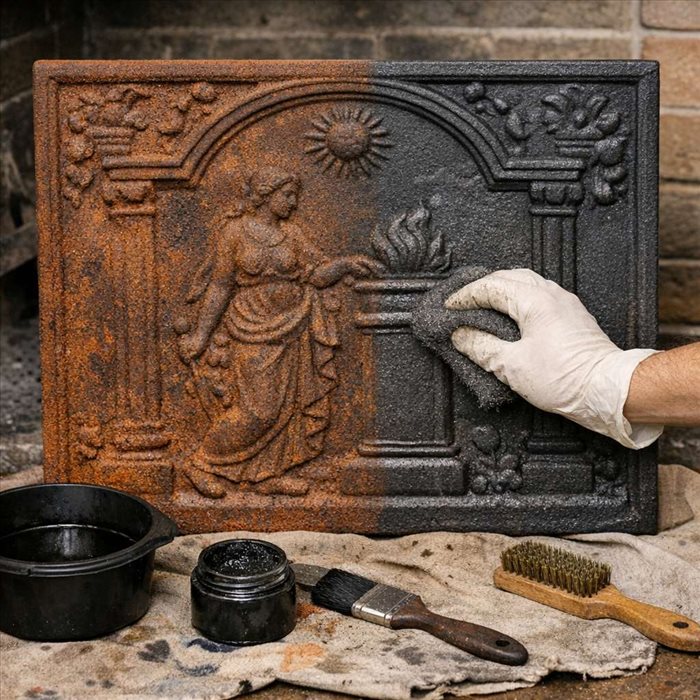 Restaurer une plaque de cheminée rouillée : guide pratique 