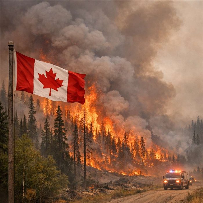 Incendies au Canada : état des lieux général et causes