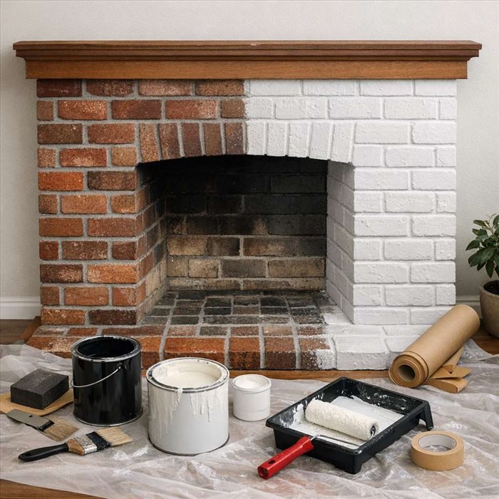 Quelle peinture choisir pour rénover une cheminée ?