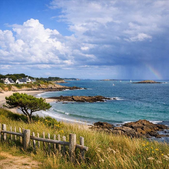 Climat Morbihan : caractéristiques, températures et pluie